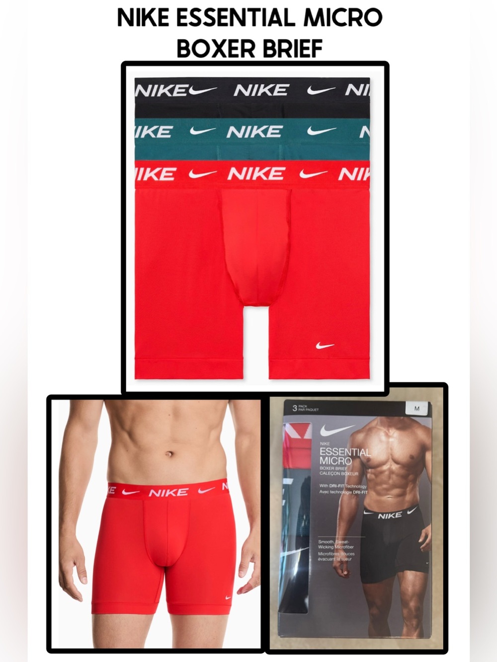 NIKE ESSENTIAL MICRO BOXER BRIEF